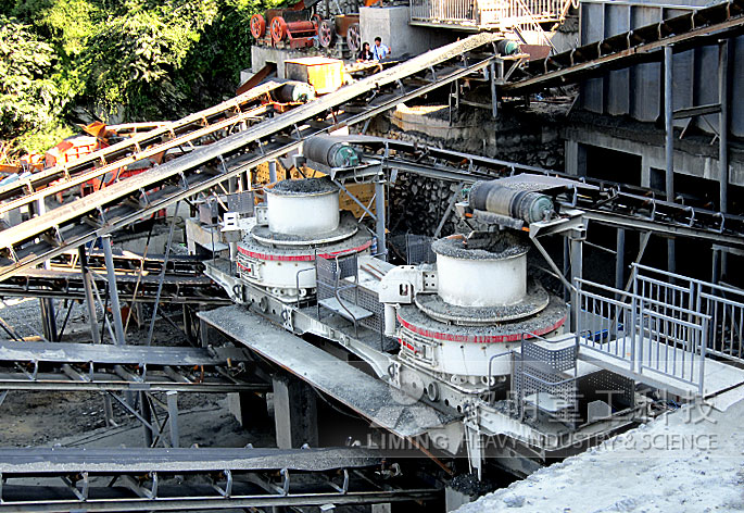 上海时产700-800吨砂石生产线方案